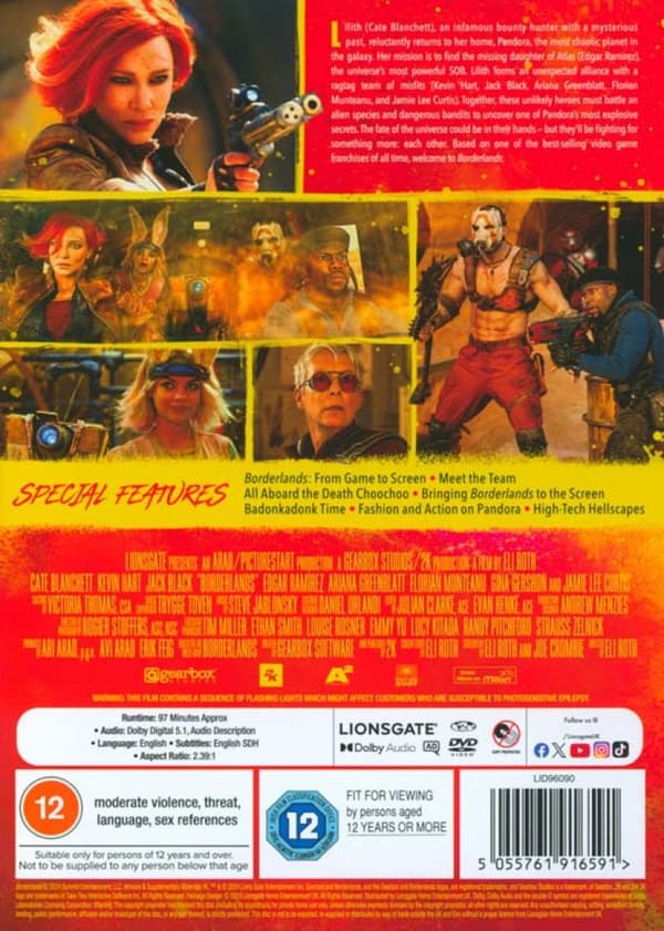 Borderlands (2024) (DVD)