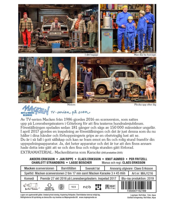 Macken: Scenföreställningen (2016) (Blu-Ray)