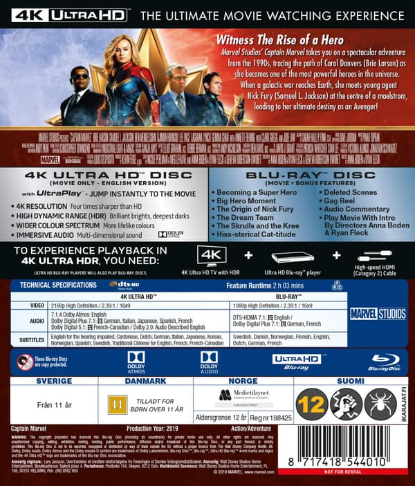 Captain Marvel (2019) (4K UHD)