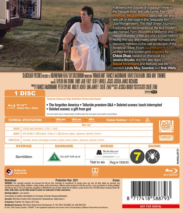 Nomadland (2020) (Blu-Ray)