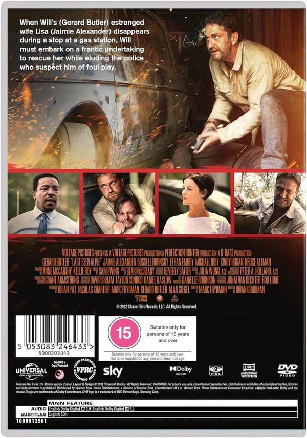Last Seen Alive (2022) (DVD)