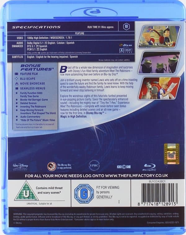 Meet the Robinsons (2007) (Blu-Ray)