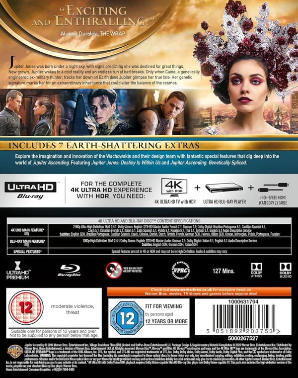 Jupiter Ascending (2015) (4K UHD)