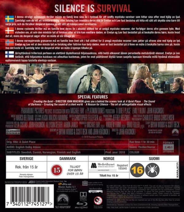 A Quiet Place (2018) (Blu-Ray)
