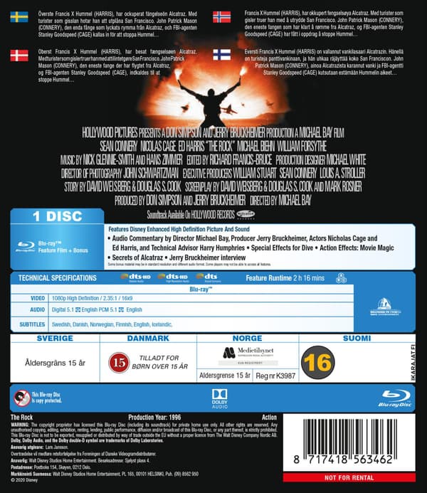 The Rock (1996) (Blu-Ray)