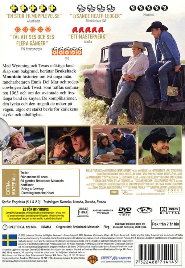 Brokeback Mountain (2005) (DVD)
