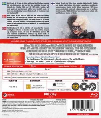 Cruella (2021) (Blu-Ray)