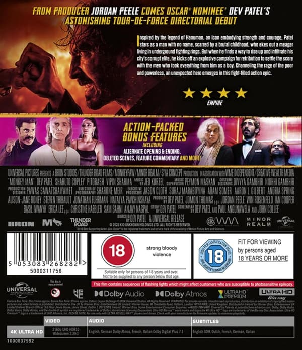 Monkey Man (2024) (4K UHD)
