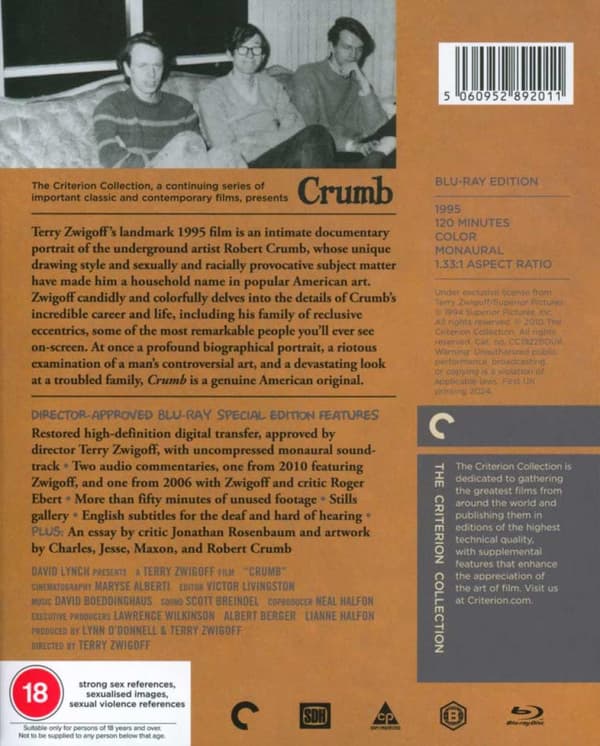 Crumb (1994) (Blu-Ray)