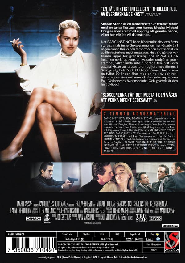 Basic Instinct (1992) (DVD)