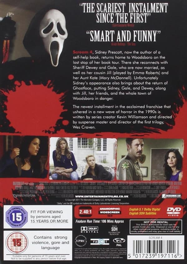 Scream 4 (2011) (DVD)