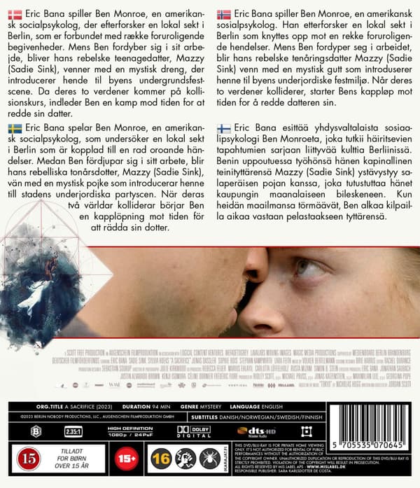 A Sacrifice (aka Berlin Nobody) (2024) (Blu-Ray)