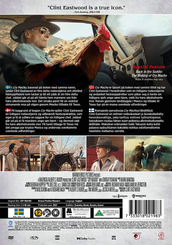 Cry Macho (2021) (DVD)