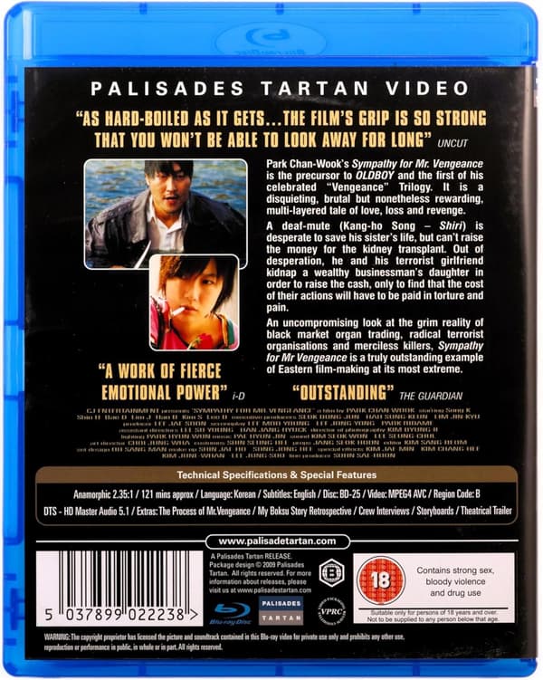 Sympathy for Mr. Vengeance (2002) (Blu-Ray)