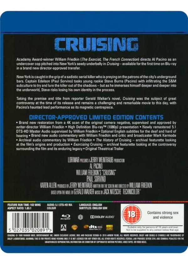 Cruising (1980) (Blu-Ray)