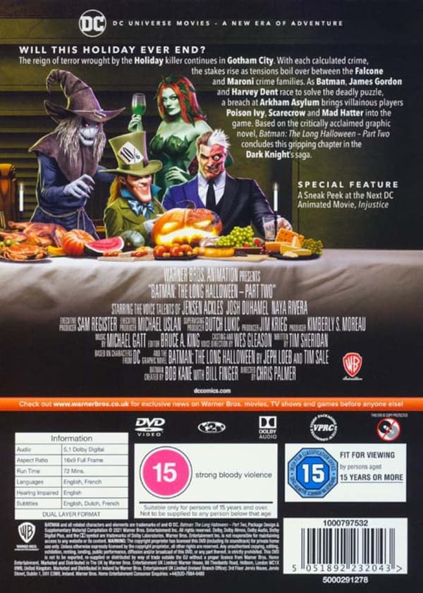 Batman: The Long Halloween, Part 2 (2021) (DVD)