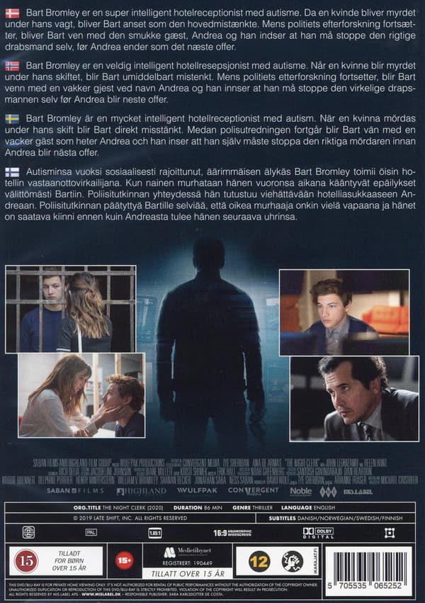 The Night Clerk (2020) (DVD)