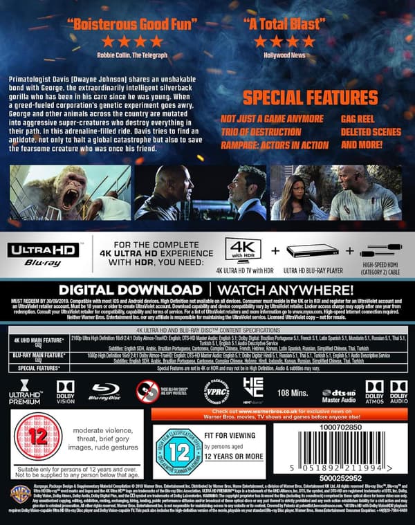 Rampage (2018) (4K UHD)