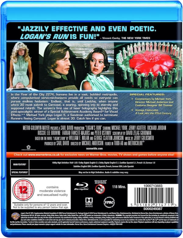 Logans Run (1976) (Blu-Ray)