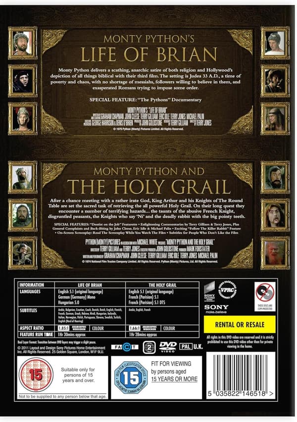 Monty Python (DVD) 2 Movie Collection