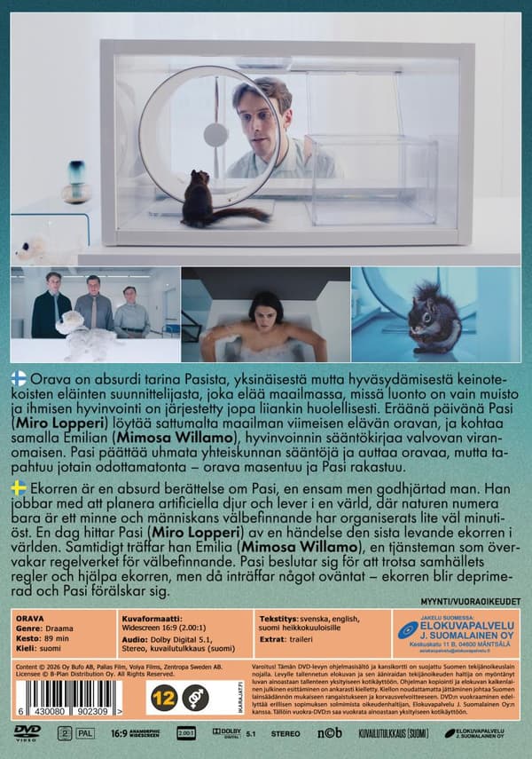 The Squirrel (2026) Orava (DVD)
