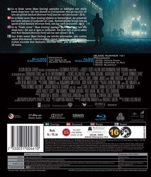 Blade Runner 2049 (2017) (Blu-Ray)