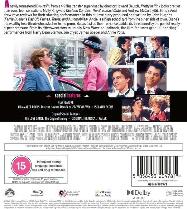 Pretty In Pink (1986) (Blu-Ray)