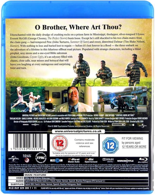 O Brother, Where Art Thou (2000) (Blu-Ray)