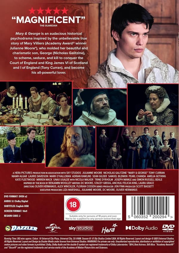 Mary & George (2024) Mini Series (DVD)