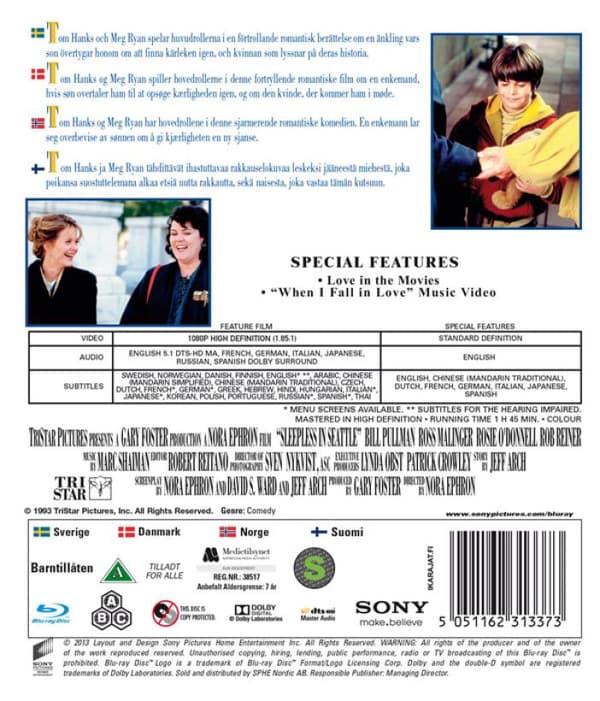 Sleepless in Seattle (1993) (Blu-Ray)