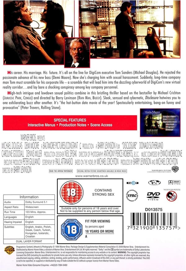 Disclosure (1994) (DVD)