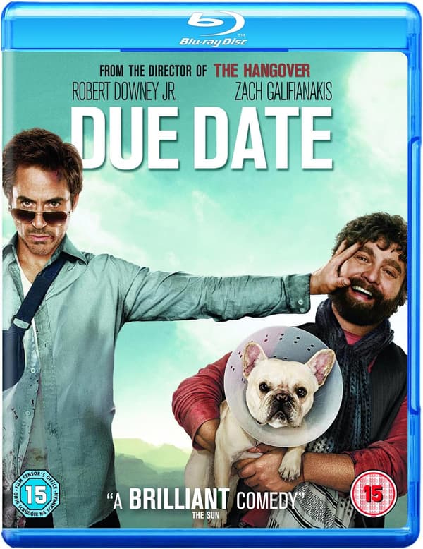 Due Date (2010) Blu-Ray (import, Swedish subtitles)