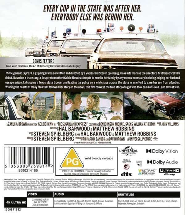 The Sugarland Express (1974) (4K UHD)