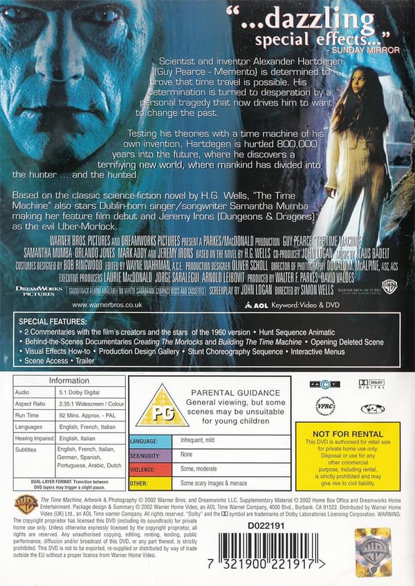 The Time Machine (2002) (DVD)