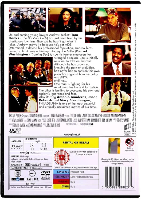 Philadelphia (1993) (DVD)