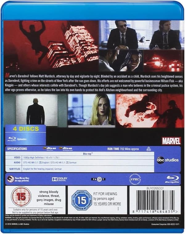Daredevil Season 1 (2015) (Blu-Ray)