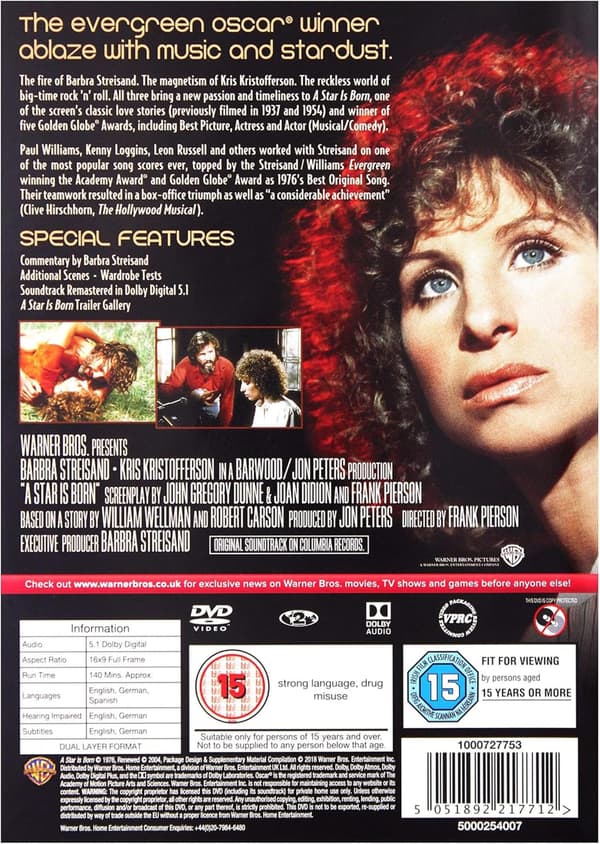 A Star Is Born (1976) (DVD)