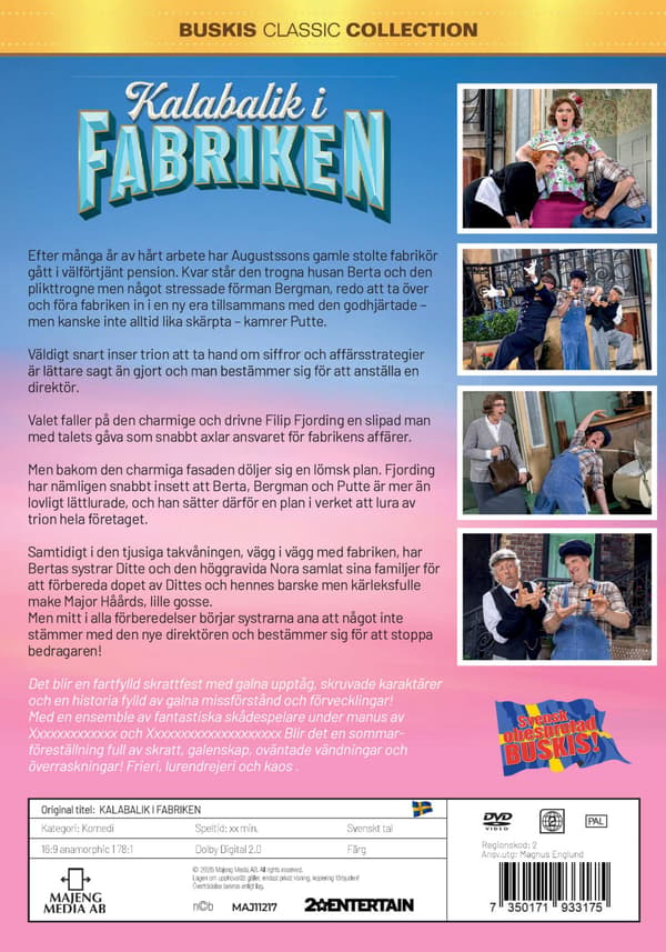 Kalabalik i fabriken (2025) (DVD)