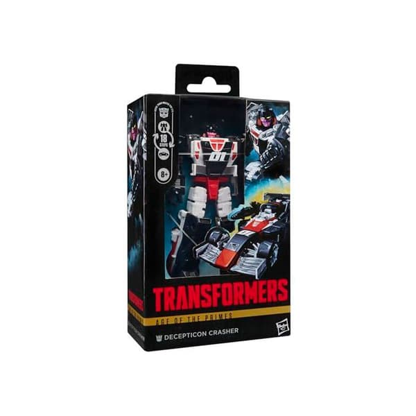 Actionfigur - TRANSFORMERS - Decepticon Crasher - Deluxe-klass - Rörlig 14 cm - 2-i-1 transformation
