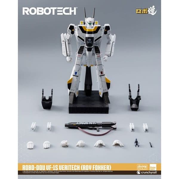Threezero - Robotech - Figurine ROBO-DOU VF-1S Veritech (Roy Fokker) 20 cm
