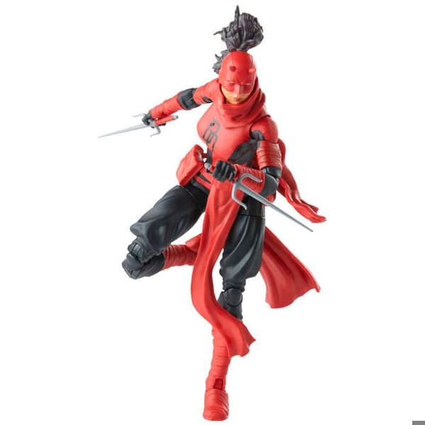 Hasbro - Spider-Man Marvel Legends Retro Collection - Elektra Natchios Daredevil Figur 15 cm