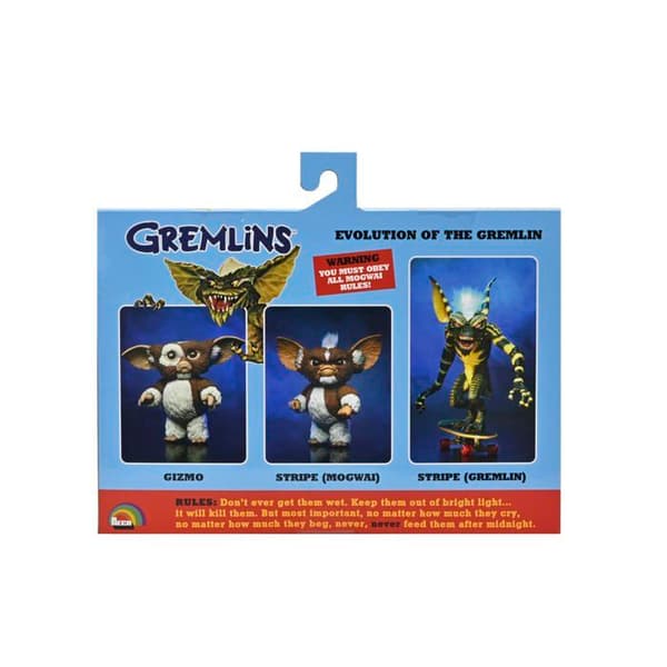 Actionfigurer - NECA - Evolution av en Gremlin - 40-årsjubileum - 17,8 cm