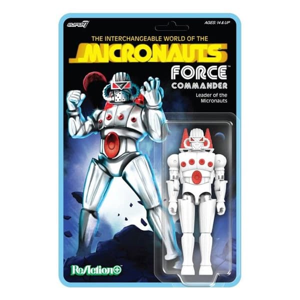 Super7 - Snoopy - Figur Snoopy Micronauts ReAction+ Force Commander 9 cm