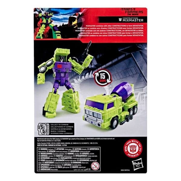 Hasbro - Transformers: The Movie Studio Series Voyager Class - Figurin Constructicon Mixmaster 16 cm