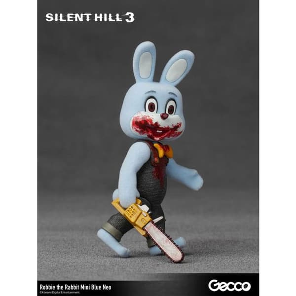 Gecco - Silent Hill 3 - Figur Mini Robbie the Rabbit Mini Blå Neo Version 10 cm
