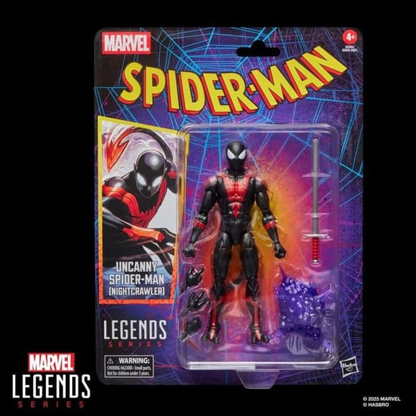 Hasbro - Spider-Man Marvel Legends Retro - Figur Uncanny Spider-Man (Nightcrawler) 15 cm