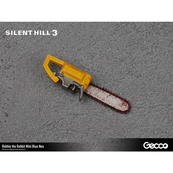 Gecco - Silent Hill 3 - Figur Mini Robbie the Rabbit Mini Blå Neo Version 10 cm
