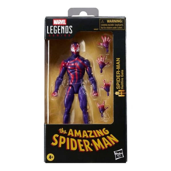 Hasbro - Den fantastiska Spider-Man Marvel Legends - Figur Spider-Man Hellfire Gala 15 cm