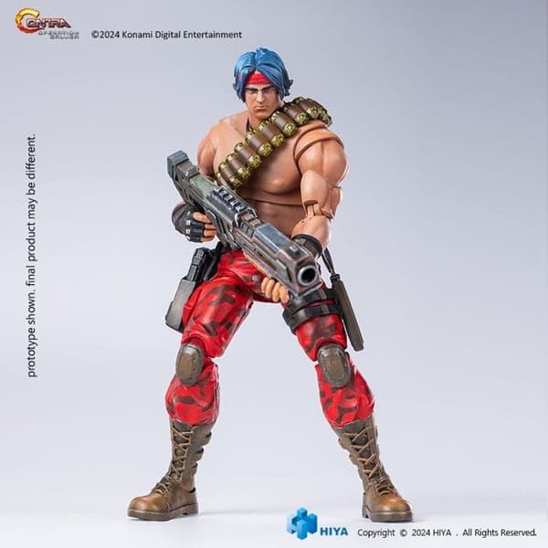 Hiya Toys - Contra: Operation Galuga - Exquisite Basic Figur av Lance Bean 16 cm