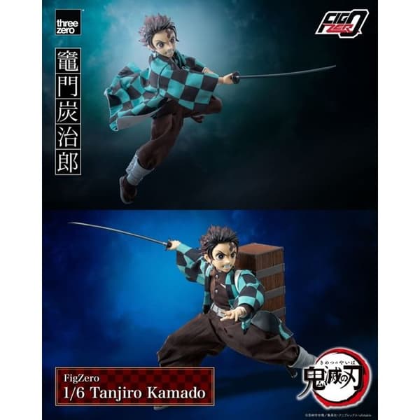 Threezero - Demon Slayer: Kimetsu no Yaiba - Figur FigZero 1/6 Tanjiro Kamado 27 cm